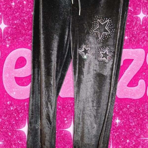 Women's Black and Grey Joggers-tracksuits